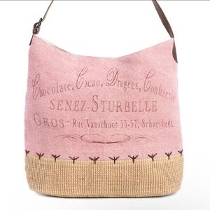 Myra Adventurer Mine Pink and Tan Shoulder Bag